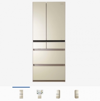 Tủ lạnh Panasonic 3 cửa 491 lít CY558, Tủ lạnh Panasonic 6 cửa 588 lít F610GT giá khuyến mại