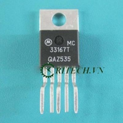 chuyên cung cấp 33167T, MC33167T IC NGUỒN 3A STEP−UP/DOWN/ INVERTING SWITCHING REGULATORS TO-220 chấ