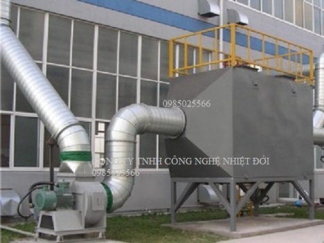 Gia công thiết bị hấp phụ với than hoạt tính theo bản vẽ thiết kế