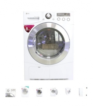 Máy sấy 8Kg Electrolux EDV8052,EDV8052S, máy sấy quần áo LG 8kg DR-80BW giá khuyến mại