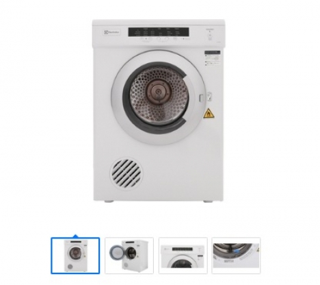 Máy sấy 8Kg Electrolux EDV8052,EDV8052S, máy sấy quần áo LG 8kg DR-80BW giá khuyến mại
