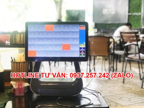 Máy tính tiền cảm ứng Pos tích hợp máy in bill tại Quảng Ninh