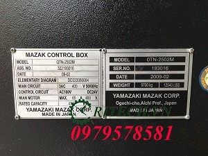 Chuyên sửa chữa máy tiện CNC Mazak QTN-2502M dùng hệ điều khiển mazatrol Matrix Nexus