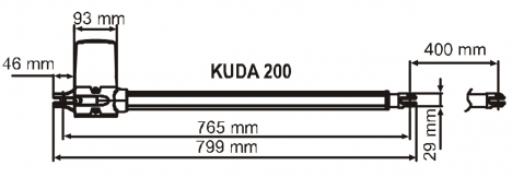 Moto tay đòn KUDA 200 - chính hãng GIBIDI (Italy) tại Hải Phòng