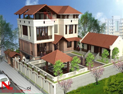 Thiết kế thi công xây dựng nhà ống, biệt thự tại Sóc Sơn- Hà Nội