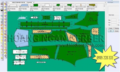 hướng dẫn số hóa nhảy size cài đặt phần mềm thiết kế