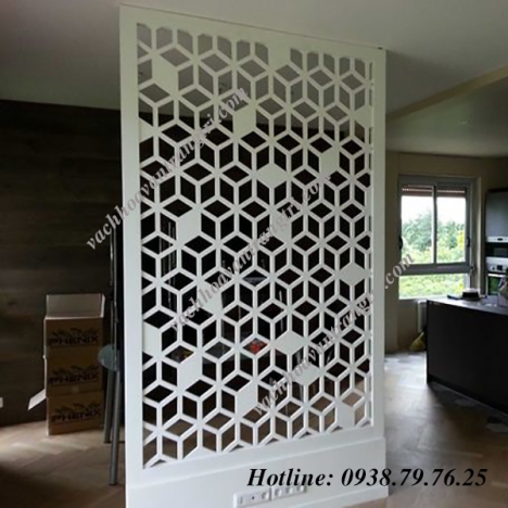 Mềm mại, uyển chuyển với vách ngăn hoa văn trang trí cnc đẹp