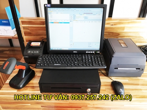 Máy tính tiền cho shop thời trang, mỹ phẩm tại Bình Dương