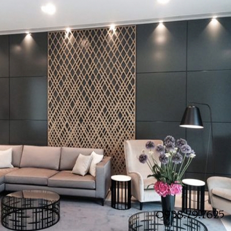 Mềm mại, uyển chuyển với vách ngăn hoa văn trang trí cnc đẹp