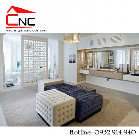 Cập nhật 10 mẫu vách ngăn cnc gỗ đẹp cho phòng ngủ 2019