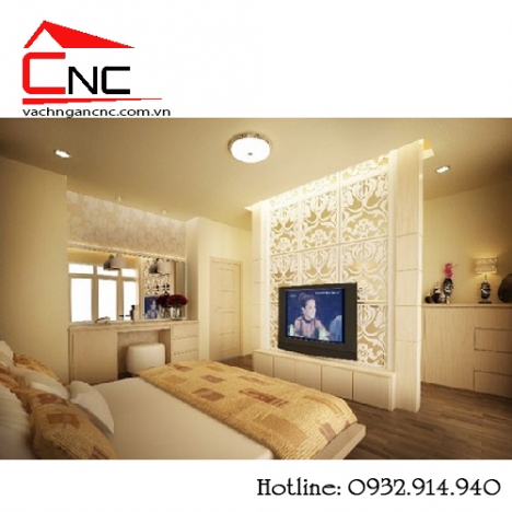 Cập nhật 10 mẫu vách ngăn cnc gỗ đẹp cho phòng ngủ 2019