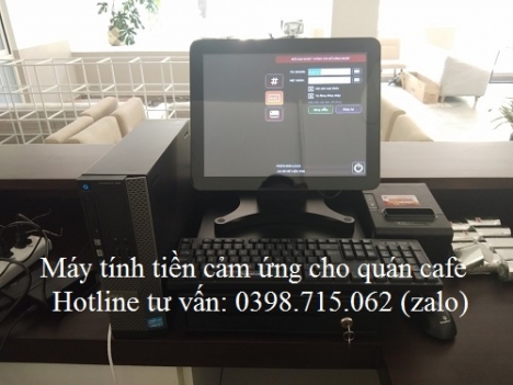   Máy tính tiền cảm ứng cho quán cafe tại Rạch Gía siêu rẻ 