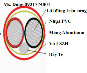 cáp tín hiệu chống nhiễu vỏ LSZH chuẩn UL
