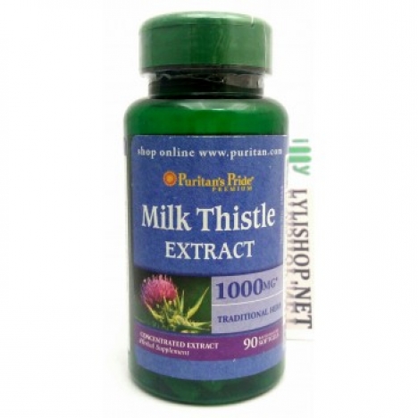 Milk Thistle 1000mg bổ gan giải độc gan 90 viên từ Mỹ
