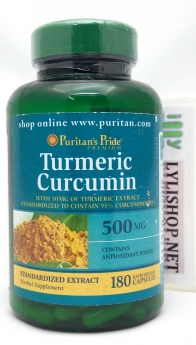 nghệ vàng bảo vệ gan Turmeric 500mg 180 viên từ Mỹ