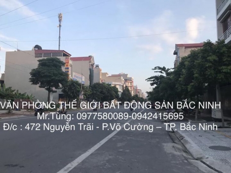 chính chủ bán lô mặt đường âu cơ trong trung tâm tp bắc ninh