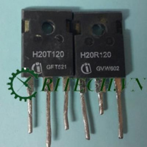 chuyên cung cấp H20R120, H120T120 IGBT 20A 1200V TO-3P THÁO MAY chính hãng