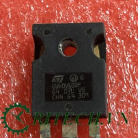 chuyên cung cấp STGW40V60DF, GW40V60DF IGBT 40A 600V TO-247 THÁO MÁY chính hãng