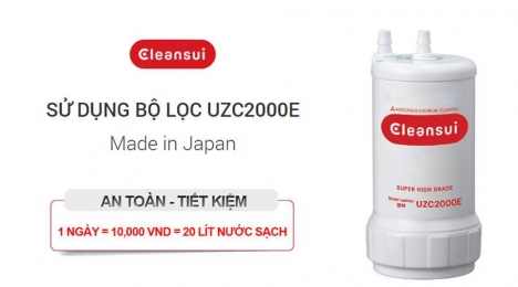 LÝ DO NÊN BẢO VỆ SỨC KHỎE BẰNG MÁY LỌC NƯỚC MITSUBISHI CLEANSUI