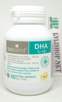 Bio Island DHA 60 viên từ Úc tăng phát triển trí não cho trẻ