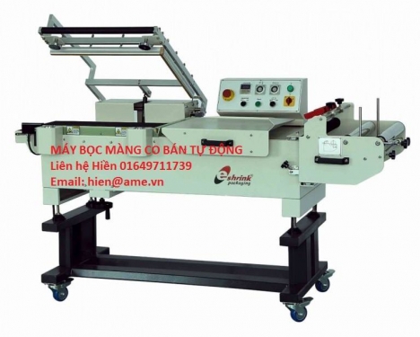 Máy bọc màng co bán tự động giá rẻ