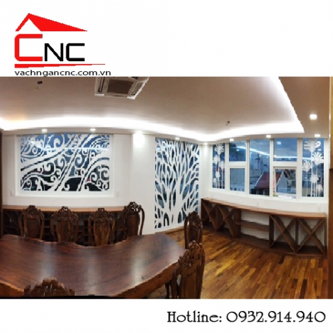 Cung cấp, thi công gia công vách ngăn gỗ cắt cnc giá rẻ