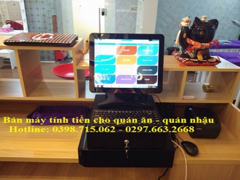  Lắp đặt máy tính tiền giá rẻ cho quán nhậu - quán ăn tại Rạch Gía 
