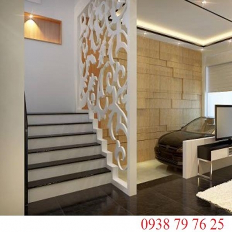 Thiết kế dễ áp dụng với mẫu, kiểu đẹp từ vách ngăn cầu thang