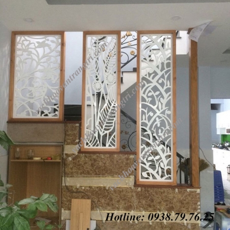 Thiết kế dễ áp dụng với mẫu, kiểu đẹp từ vách ngăn cầu thang