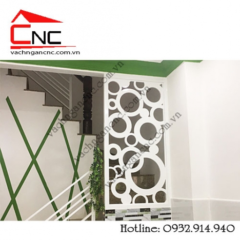 18 cách trang trí phòng khách bằng vách ngăn cnc đẹp