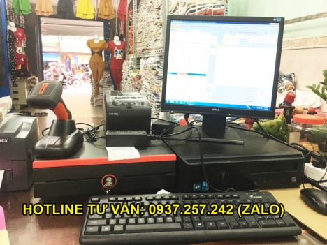 Máy tính tiền cho shop thời trang, mỹ phẩm tại Vũng Tàu
