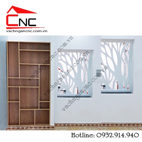18 cách trang trí phòng khách bằng vách ngăn cnc đẹp