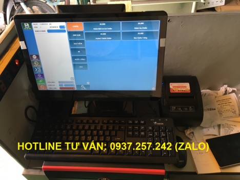 Cung cấp máy pos cảm ứng tính tiền cho nhà hàng, cafe tại Hải Phòng