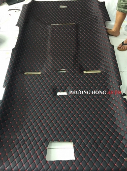 Trần da độ trám cho mọi dòng xe ô tô (Đen chỉ đỏ