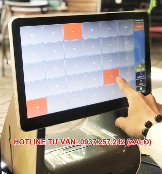 Máy tính tiền cảm ứng Pos tích hợp máy in bill tại Hải Phòng