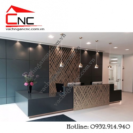 Thiết kế spa tphcm bằng vách ngăn cnc trang trí mẫu đẹp
