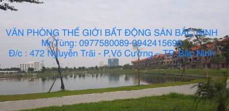 chính chủ cần bán căn biệt thự DABACO  ven hồ điều hòa bắc ninh