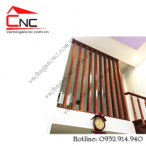 1001 mẫu vách ngăn lam gỗ cnc trang trí cầu thang đẹp