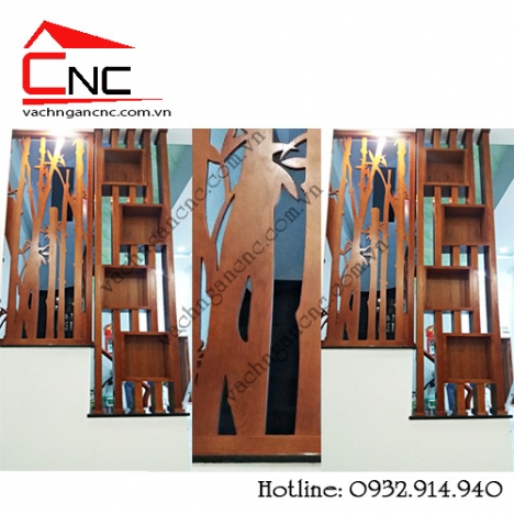 1001 mẫu vách ngăn lam gỗ cnc trang trí cầu thang đẹp