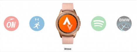 Samsung Galaxy Watch 42mm (Mới 100%)- Đen/Hồng-Thích hợp cho cả nam và nữ.