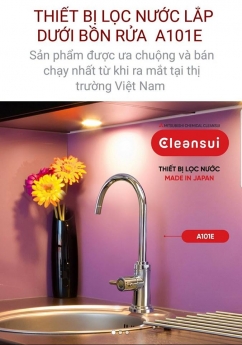 Thiết bị lọc nước Mitsubishi Cleansui là thương hiệu được yêu thích số 1 tại Nhật Bản