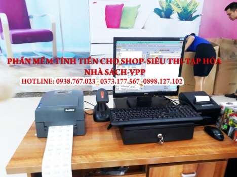 Máy quét mã vạch cho shop- tạp hóa tại Cần Thơ