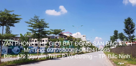chính chủ cần bán lô 2 mặt tiền đường bình than bắc ninh