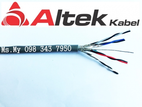 Cáp tín hiệu vặn xoắn AWG có lưới chống nhiễu thương hiệu Altek Kabel