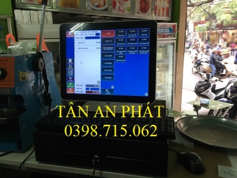 Máy tính tiền cảm ứng cho quán chè - quán nước tại An Minh 