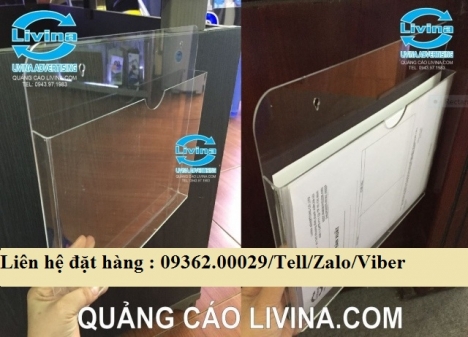 Kệ treo tường 1 ngăn, nhiều ngăn mica giá rẻ tại Hà nội