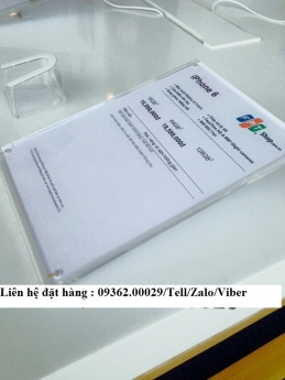 Kệ treo tường 1 ngăn, nhiều ngăn mica giá rẻ tại Hà nội
