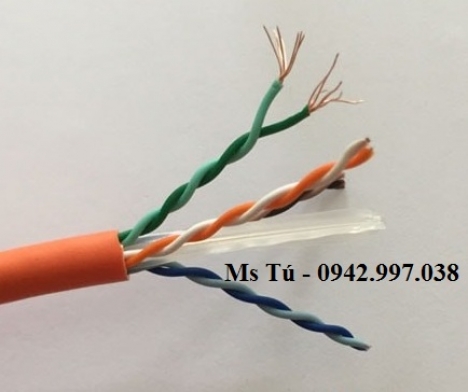 Cáp mạng Cat.6 UTP Patch 4P 24AWG lõi đồng mềm