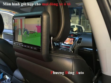 Màn hình gối kẹp DVD cho mọi dòng xe ô tô