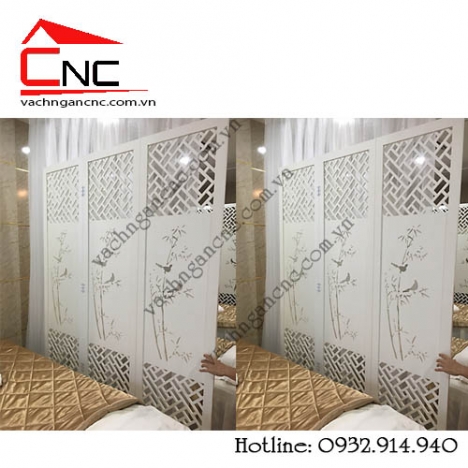 Vách ngăn văn phòng, vách cắt cnc trang trí nội thất đẹp